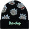 Concept One Unisex-Erwachsene Rick and Morty Knitted Cuff, Winter Knit Cap Beanie-Mtze, Schwarz, Einheitsgröße