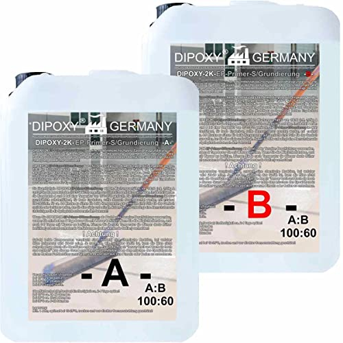 DIPOXY-2K-EP-Primer-S-Grundierung (4,2kg (A 2,5kg+ B 1,5kg +0,2kg Farbe), Weiss)