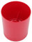 Yuecoom Porte-ustensiles,Panier de Rangement pour ustensiles Rotatif à 360 degrés avec Compartiment pour la Cuisine à Domicile,Organiseur d’ustensiles pour comptoir porte-ustensiles de cuisine (Rouge)