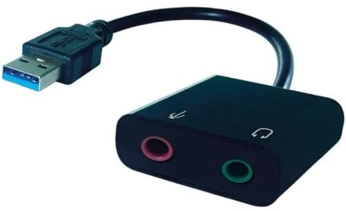 Connekt Gear USB-A 2x3.5mm Stereo Jack Adapter A Male Female