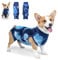 Hundebody Nach op Body Hund kastration, op Body Hund Kastration Hündi, Hundebody Nach Kastration rüde Body Suit nach der Operation für Hunde Chirugenanzug Pet Shirts(Binden -Dyed blau, M)