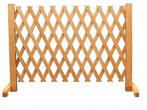 Pflanzenständer, Garten-Zaun, Gitterpaneel, Haustier-Tor, Rasen, Balkon, Garten, Outdoor, Holz-Dekoration, Weihnachtsbaum-Zaun (Size : H120xL250cm)