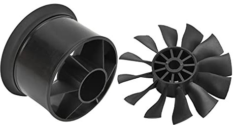 Foam Boxing Sticks 12 Blade Ducted Fan Plastic Rc Planes 50Mm Ducted Fan 12 Blade Propeller Ducted Fan For 3300 4000 4600 5000Kv Motor (Positive paddle)