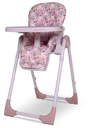 COSATTO Noodle 0+ Highchair - Compact, Height Adjustable, Foldable, Easy Clean, from Birth to 15kg (Unicorn Garden)