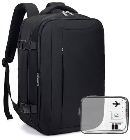 Xkdoai for Ryanair Cabin Bags 40x20x25, Underseat Cabin Bag Travel Bag Hand Luggage Bag Travel Backpack Cabin Size Carry-ons Cabin Backpack Flight Bag for Travelling