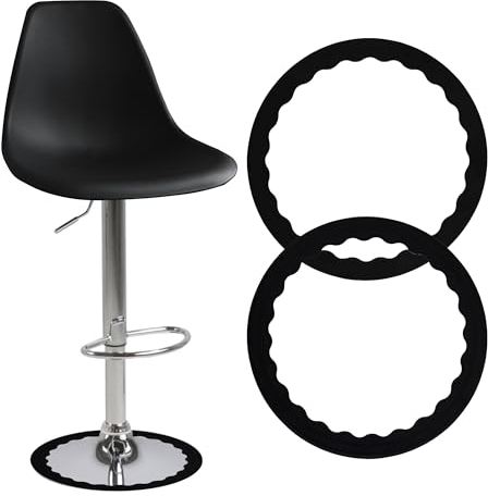 STFALI Lot de 2 Capuchons de Protection pour Pieds de Chaise de Bar, Protections de Sol, Patins de 36,8 cm à 42 cm