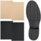 KSJEHW 4 Stück Rutschfeste Sohle, Gummisohlen zum Aufkleben, Aprikose、Schwarz Anti Rutsch Sohle Pads für Schuhe, Weich Schuhsohlen Protektoren, Rutschhemmung und Geräuschreduzierung