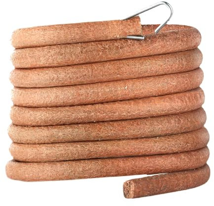 183cm Lang NäHmaschine GüRtel Riemen, und Lederschnur Leder Antriebsriemen Rolle Lederband Nähmaschinengürtel Ledergürtel Pedal Parts Durchmesser 5.8 mm Lederriemen für Nähmaschinen mit Haken