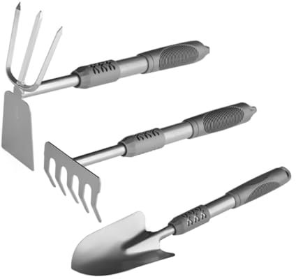 Parliky Kit De Jardinería De para Excavar Plantar Transplantar De Jardinería Suculentas Mango Ergonómico Duradero Resistente Corrosión