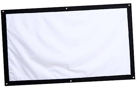 Housoutil 1pc Shadow Screen Portable Movies Screen Movie Projector Screen Outdoor Screen Wall Projection Screen Outdoor Projection Screens Tv Projector Screen Blackout Projector Screen Cloth