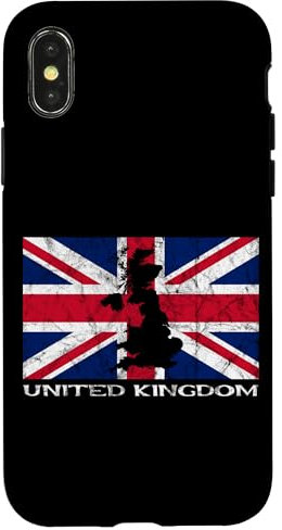 iPhone X/XS UK Flag, Great Britain Flag, UK Travel, Union Jack Case