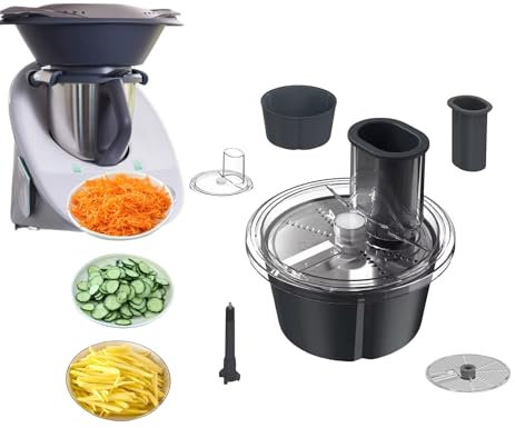 MANORI MARKET Thermomixer Coupe-légumes Blender Accessoires pour Thermomix T M5 T M6 Acier Inoxydable Multifonctionnel