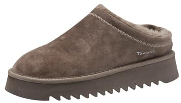 Tamaris Damen Sabot Leder beige 36