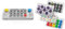 Clavier de musique de poche Clavier portable Débutant débutant Clavier MIDI Accessoires de musique tendance Profitez d'une expérience musicale à tout moment, n'importe où(Music keyboard+4 key caps pac
