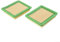 2 Pack Luftfilter für FX RM 4639,5196 eS,5196 PRO,1855,5.5,5.0 Rasenmäher Ersatzteile 4260249446175 / RM1850E1004, 116 x 100 x 29 mm