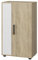 Vicco Kommode Berno, Sonoma/Weiß, 50.1 x 87.3 cm mit 2 Fächern