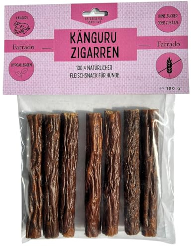 Farrado Zigarren Känguru - 100% natürlich und getreidefrei für Hunde