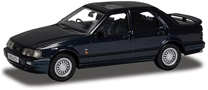 Corgi VA10015 Ford Sierra Sapphire RS Cosworth 4x4 Diecast Model Car - 1:43 Scale Mallard Green Diecast Model Cars, Replica with UK Right-Hand Drive Details, Pre-Built Car Models