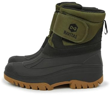 Navitas Polar Tec Fleece Boots - Waterproof Insulated Winter Fishing Footwear for Men & Women - Lightweight, Water Resistant Outdoor Walking Boot