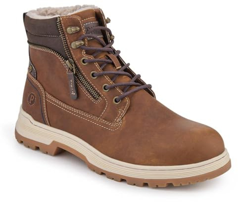 Pavers Lace Up Boots - Brown Size 7