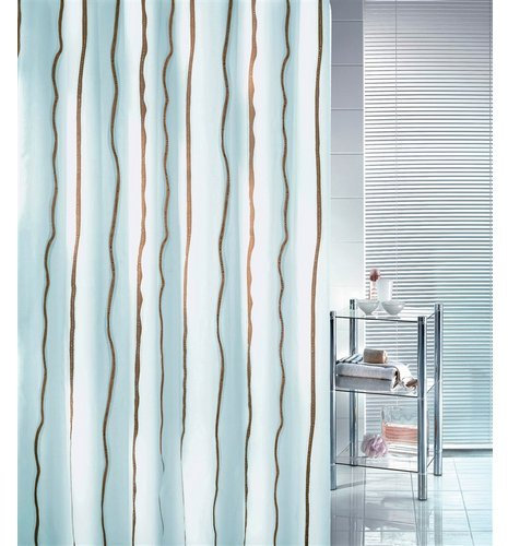 Kleine Wolke Duschvorhang Naomi 180 x 200 cm Weiss