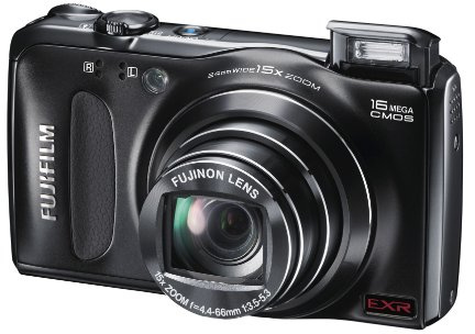 Fujifilm FinePix F500 Digital Camera - Black (16MP, 15x Optical Zoom) 3 inch LCD Screen