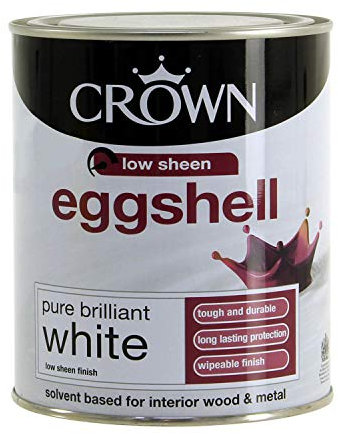 CROWN Eggshell 750ml White, CWN5062672