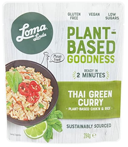 Loma Linda Thai Green Curry Meal 284 g,97217