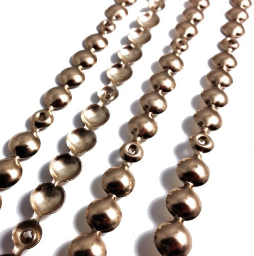 10 Meters of Upholstery Nail Stud Strips Brass Plated Finish INCULDING Nails for Sofa, Settee OR Chair