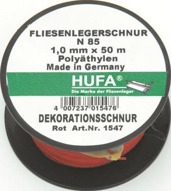 Hufa Fliesenleger Schnur Ø 1.0mm x 50m grün/weiß
