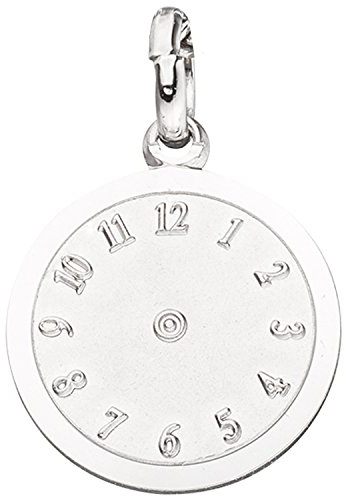 Jobo Kinder Anhänger Taufuhr 925 Sterling Silber mattiert Kinderanhänger