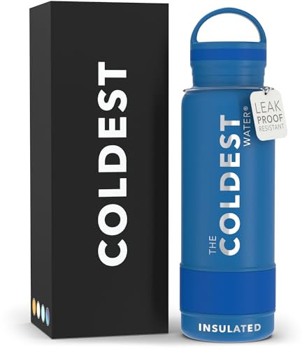 The Coldest Water Sports Flasche Isoliert Edelstahl Hydro Thermos, Sailor Blue, 525 ml