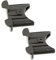 Beko Altus Lamona Dishwasher Basket Runner End Rail Caps