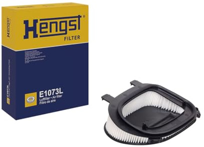 HENGST - Luftfilter E1073L - Luft-Filtereinsatz für KFZ | Hochwertiger Motorluftfilter für Otto- oder Dieselmotor - Schutz für Motoren - Wasserbeständig