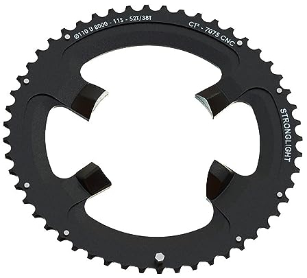 Stronglight Unisex - Ultegra FC-R8000 - Plato de Cadena para Adultos, Color Negro, Talla única