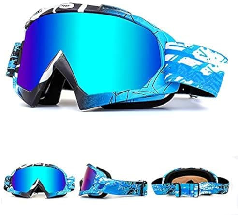 Bat-Fox OTG Skibrille, doppelte Schicht Anti-Beschlag-Beschichtung für Herren, Damen und Jugendliche, Skibrille für Ski, Snowboard, Motorrad, Reisen, 100% UV400 Schutz