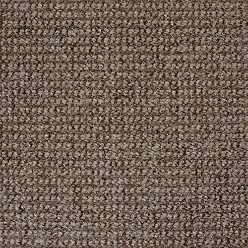 247Floors Marbella Hardwearing Loop Pile Carpet Felt Back Stain Resistant (Dark Beige, 2.5m x 4m / 8ft 2 x 13ft 1)