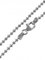 CC-Style - Kugelkette in 925 Sterling Silber - Halskette ohne Anhänger | Stärke: 2 mm - Länge: 50 cm