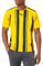 PUMA Herren Teamliga Maillot Rayé T-Shirt, Cyber Gelb/Schwarz, L