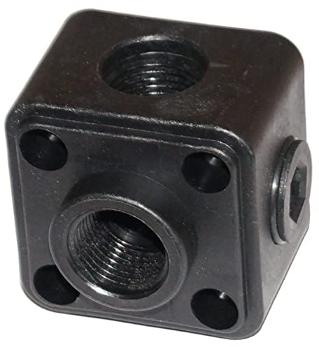 Druckluftverteiler Kabelkanal Wanddose Luftweiche Durchgangs-Verteiler 5 x 1/2