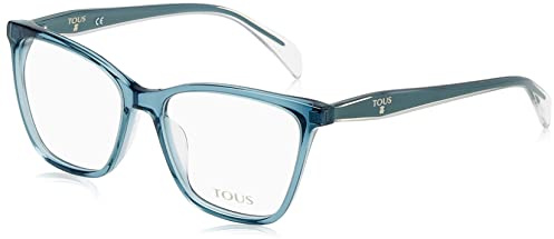 TOUS VTOB57 Brille, transparent, Azure, 54 für Damen, Blau, transparent, 52
