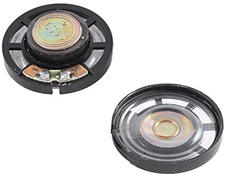 PATIKIL 0,25W 8 Ohm Interfono 29mm Dia Esterno Magnete Altoparlante Altoparlante 2pz