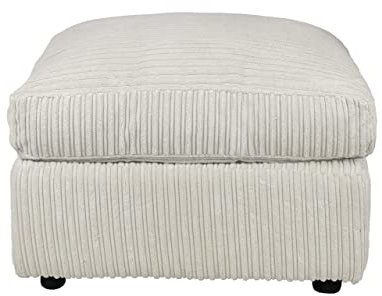Luxury Life Dylan Jumbo Cord Fabric Sofa Set (Cream, Footstool)