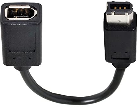 NFHK IEEE 1394 6Pin Femmina a 1394a 6Pin Maschio Estensione Dati Scheda di Acquisizione Video Firewire 400 a 400 Cavo 20 cm