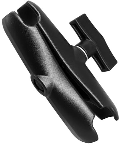 WINDFRD Aluminum Medium(5.9) Double Socket Arm for 1.5 Inches/C Size / 38mm Ball Accessories, Powerful Clamp, Compatible with RAM Mount, iBolt and More (Regular)