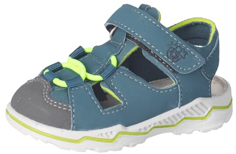 RICOSTA Jungen Sandalen Gery, Kinder Lauflernschuhe, Weite: MITTEL, waschbar, Freizeitschuhe, offene Schuhe, Strandschuhe, Storm (540), 26 EU