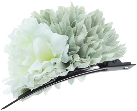 Holibanna Hair Flower Clip Chrysanthemum Headdress Accessory for Festivals and Beach Weddings Elegant Bohemian Floral Barrette