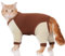 OUOBOB klebrige Haar Katze Kleidung, Sphynx haarlose Katzen Pullover, Verhindern verlorenes Haar Onesie Shirts nur für Katzen, Kätzchen Kleidung Pyjama, Katze Turtleneck für Sphynx Cornish Rex