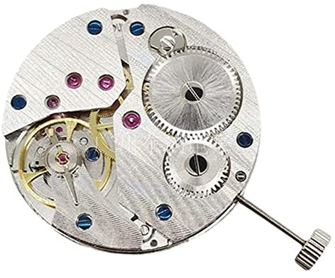 Diheohg ST3600 Uhrwerk 17 ETA 6497, Modell, für mechanische Uhren, mit Handaufzug, silber