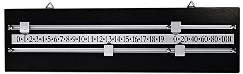 hoaker Snooker Anzeige Tafel Komplett mit Ergebnis/Schienen und Zeigern für Billard Lieb Haber Snooker Spiele Billard Ergebnis Bewahrer Schwarz